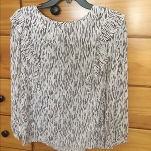 Loft, long sleeve blouse